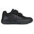 Load image into Gallery viewer, SALE Geox J Poseido All Black Flat Velcro Sneaker
