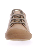 Load image into Gallery viewer, SALE SP24 Naturino Mini Cocoon Laces Taupe with Honey Sole
