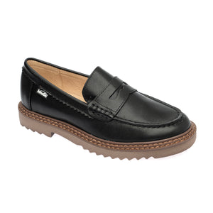 SP24 Venettini London6 Classic Thick Sole Chain Penny Loafer