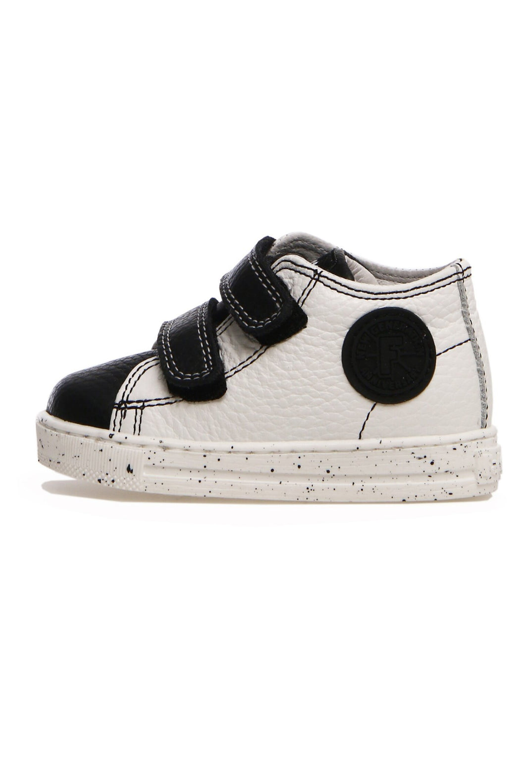 SP24 Falcotto Michael Pebbled Leather Double Velcro Sneaker/Boot