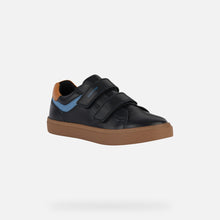Load image into Gallery viewer, SP24 Geox J Nashik Double Velcro Sneaker
