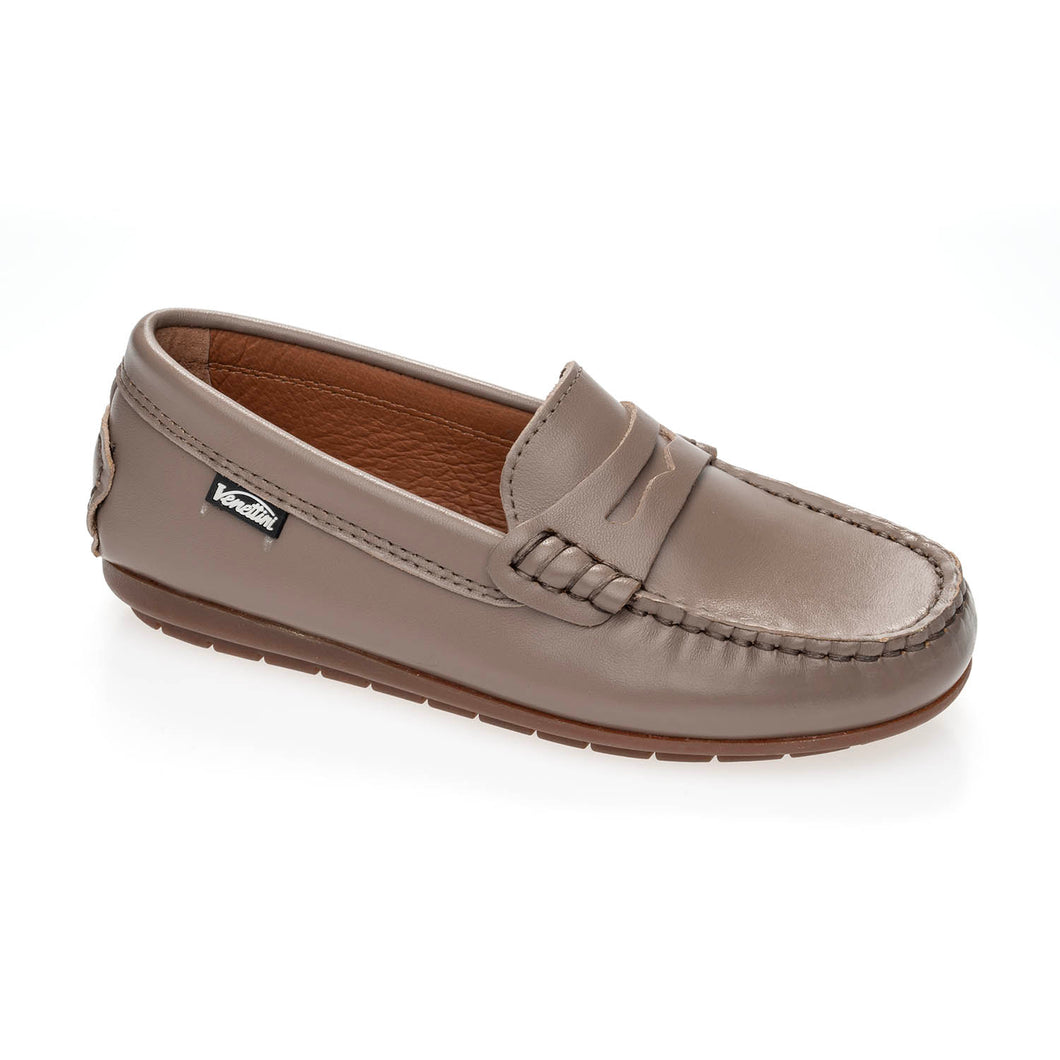SALE SP24 Venettini Reese Leather Penny Loafer Driving Moccasin