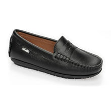 Load image into Gallery viewer, FW23 Venettini Reese Pebbled Leather Penny Loafer Driving Mocassin
