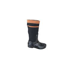 Lolit K888 Ribbed Sock with Brown Stripes Winter Boot