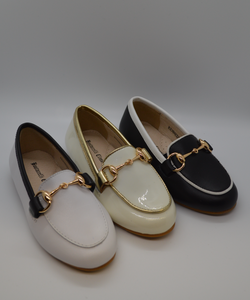 SALE SP21 Boutaccelli Kennedy Gold Chain Loafer