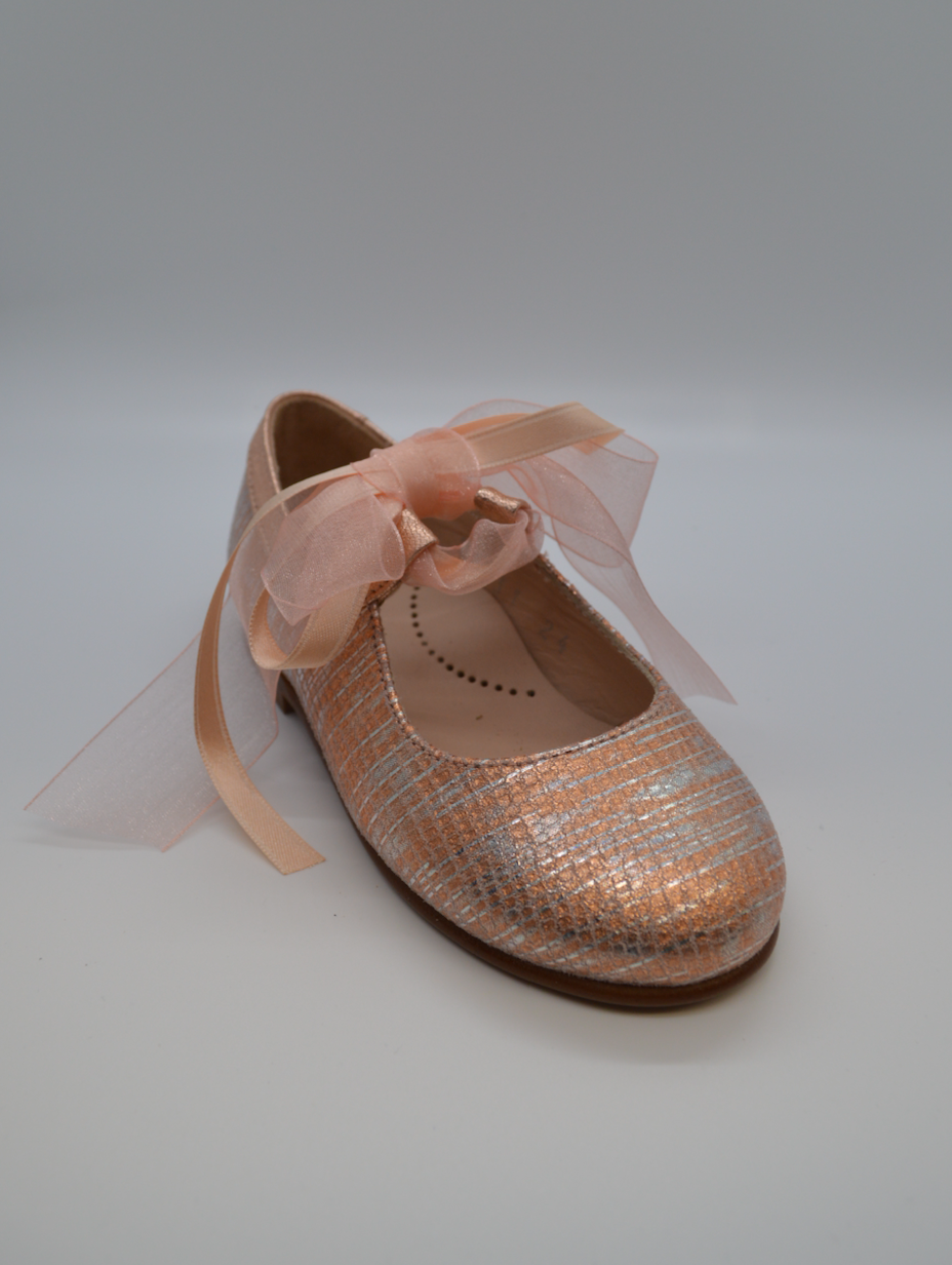 SALE Beberlis 21231 Shimmery Ribbon Closure Shoe