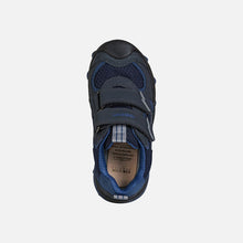 Load image into Gallery viewer, Geox J Buller Navy Velcro Runing Sneaker
