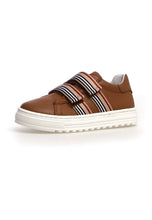 Load image into Gallery viewer, Naturino Camino Burberry Ribbon Double Velcro Sneaker
