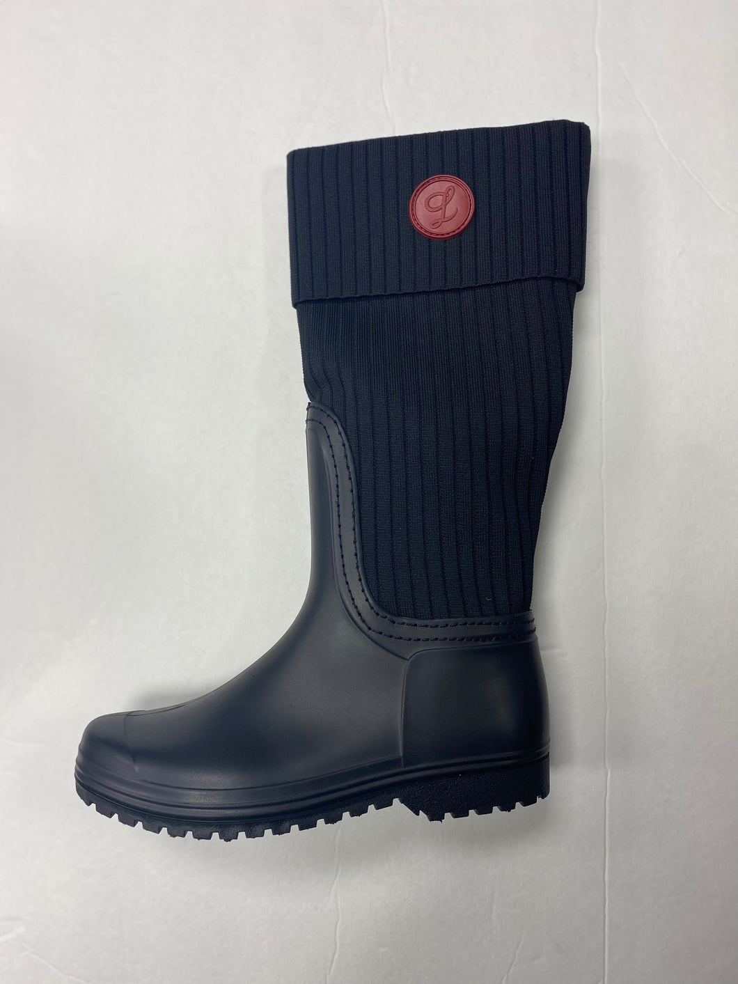 FW22 Lolit WB302 Ribbed Sock with Black Cuff Winter Boot