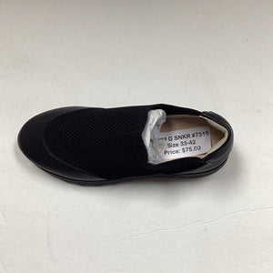 SALE SP23 Boutaccelli Rusher Plain Black Sock Sneaker