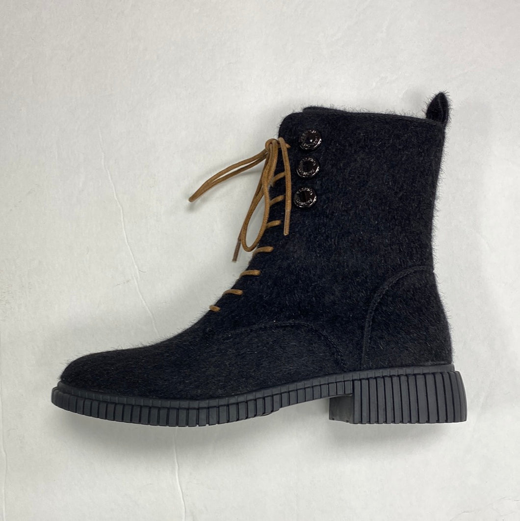 FW22 Lolit BT119 Black Suede Workboot