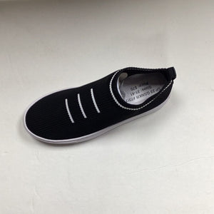 SALE SP23 Venettini Juno Black Knitted with White Line Sock Sneaker