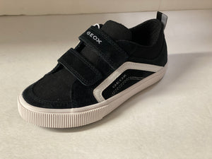 Geox J Alonisso Velcro Sneaker Swivel Stripe