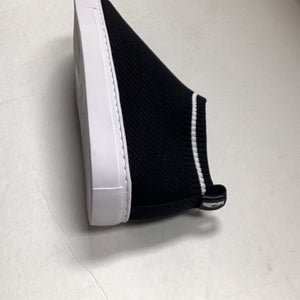SALE SP23 Venettini Juno Black Knitted with White Line Sock Sneaker