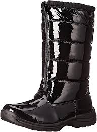 Tundra Puffy Tall Quilted Womens Snow Boot